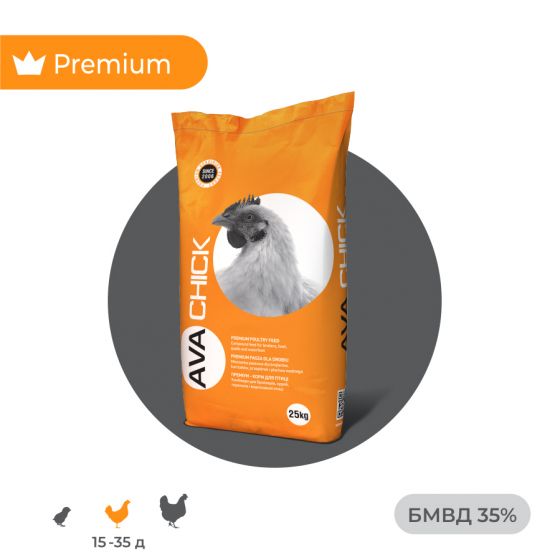 AVA Chick PRO BG 35% БМВД Гровер для бройлера